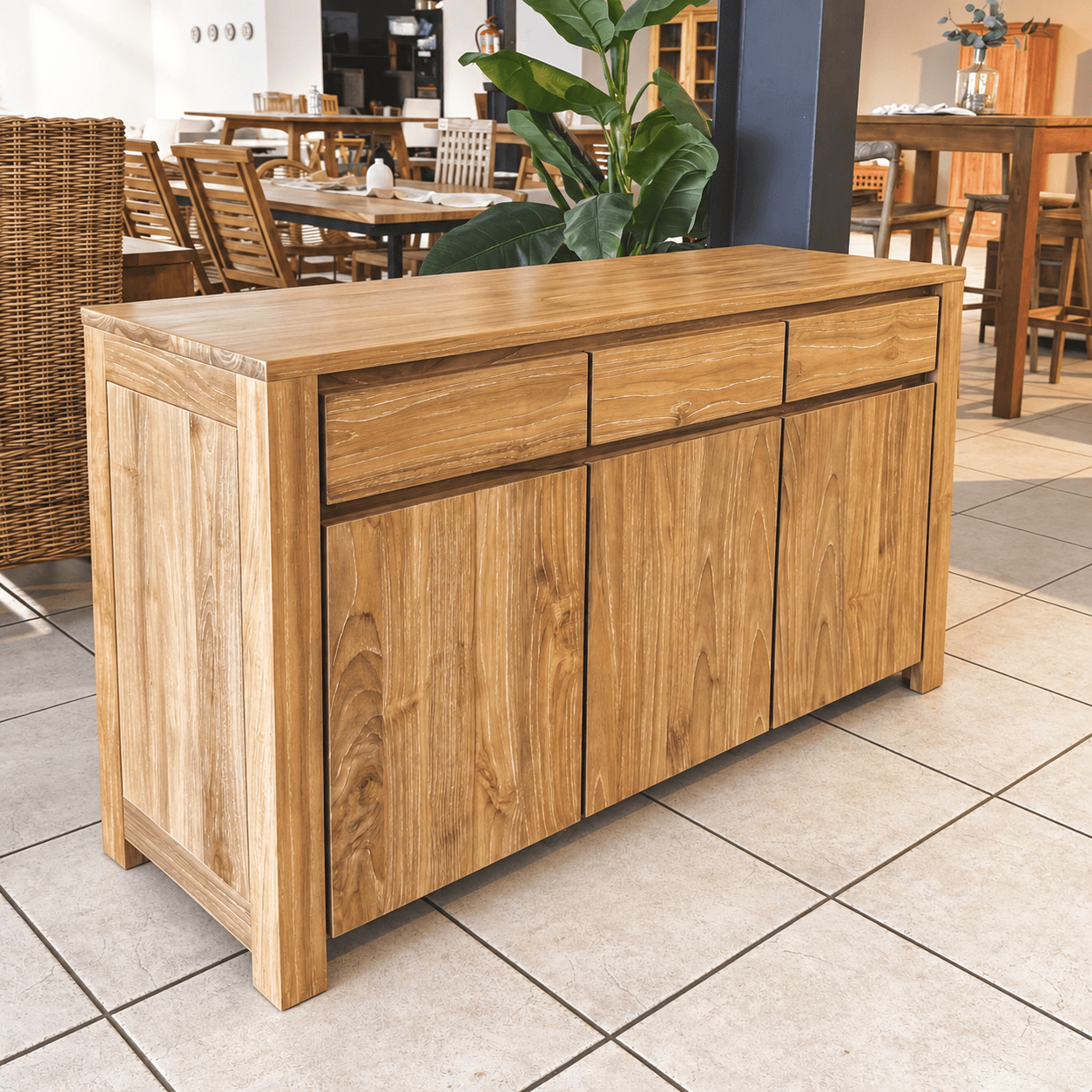 Buffet Evolia 3P 3T softclose - 150x50x85 cm