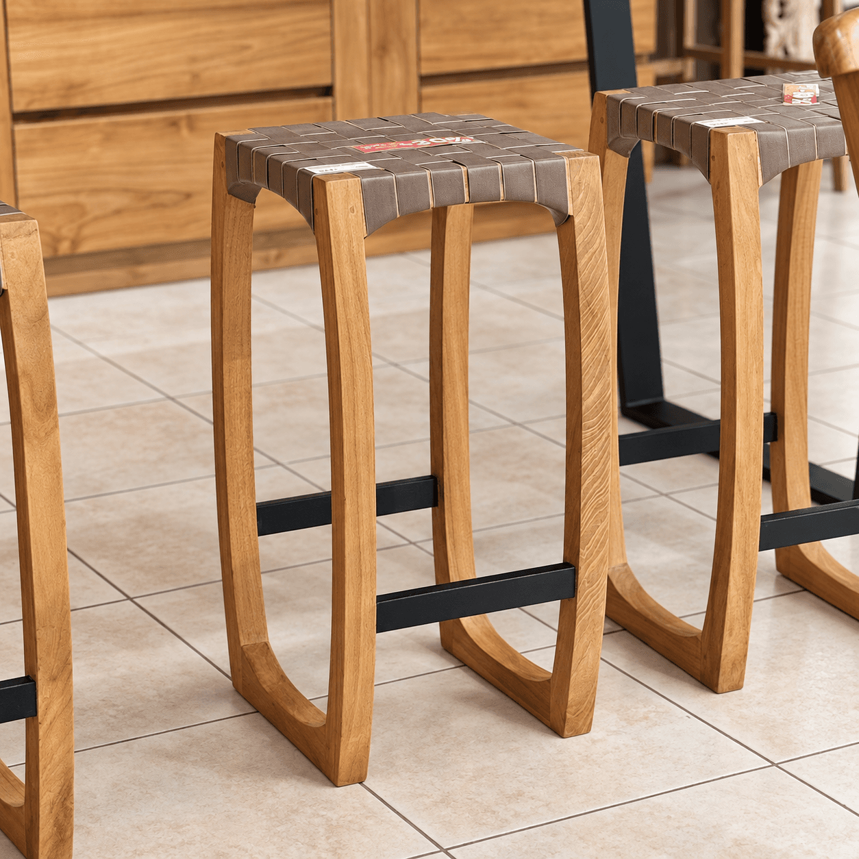 Chaise de bar Milano - 40x33x70 cm