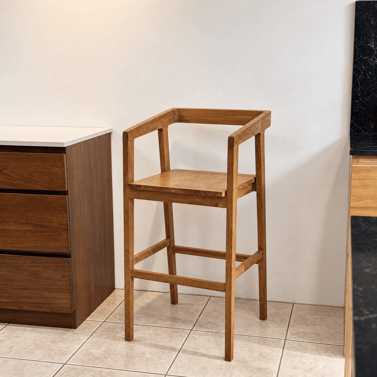 Chaise de bar carrée H=76 CM