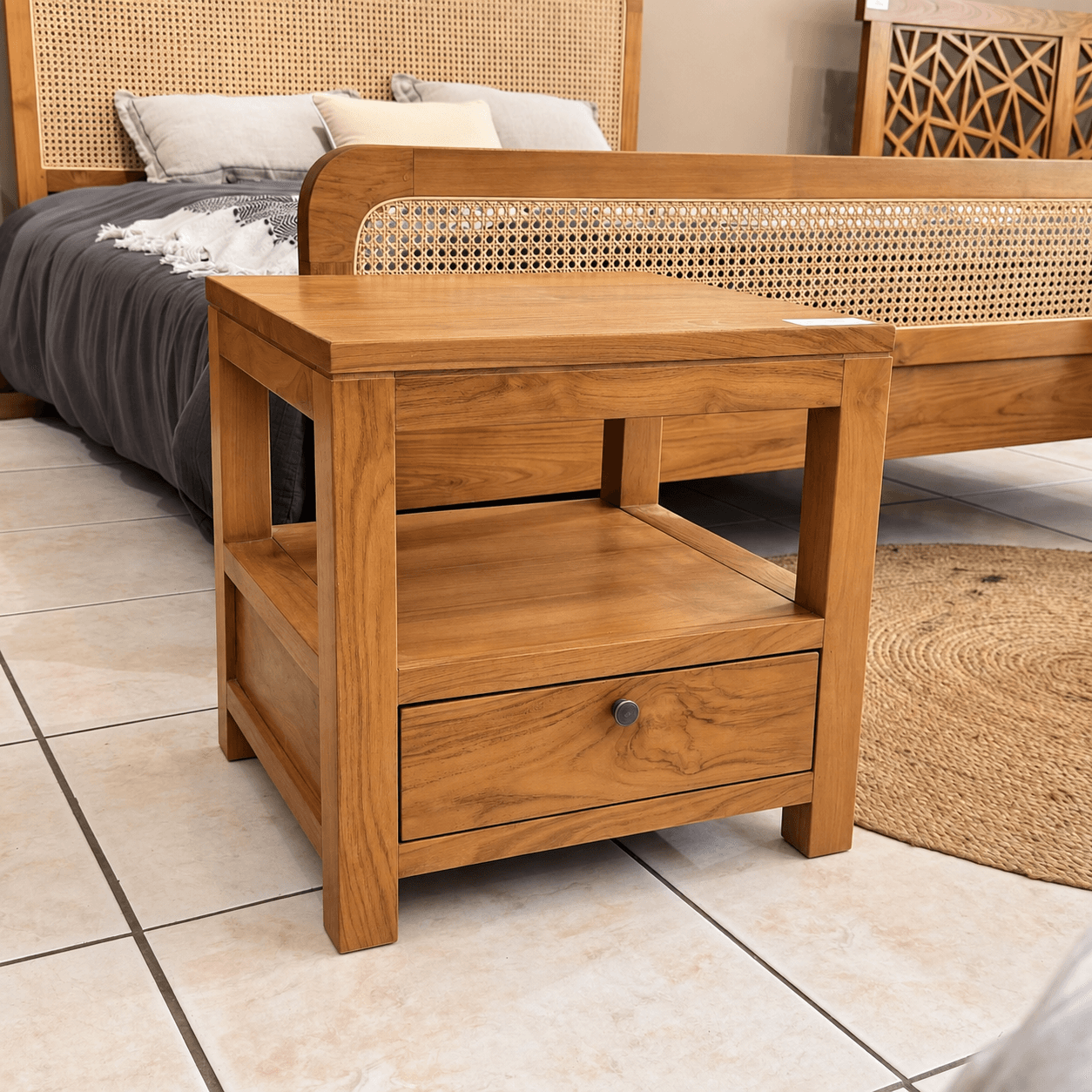 Table de nuit minimalis 1T - 50x40x50 cm