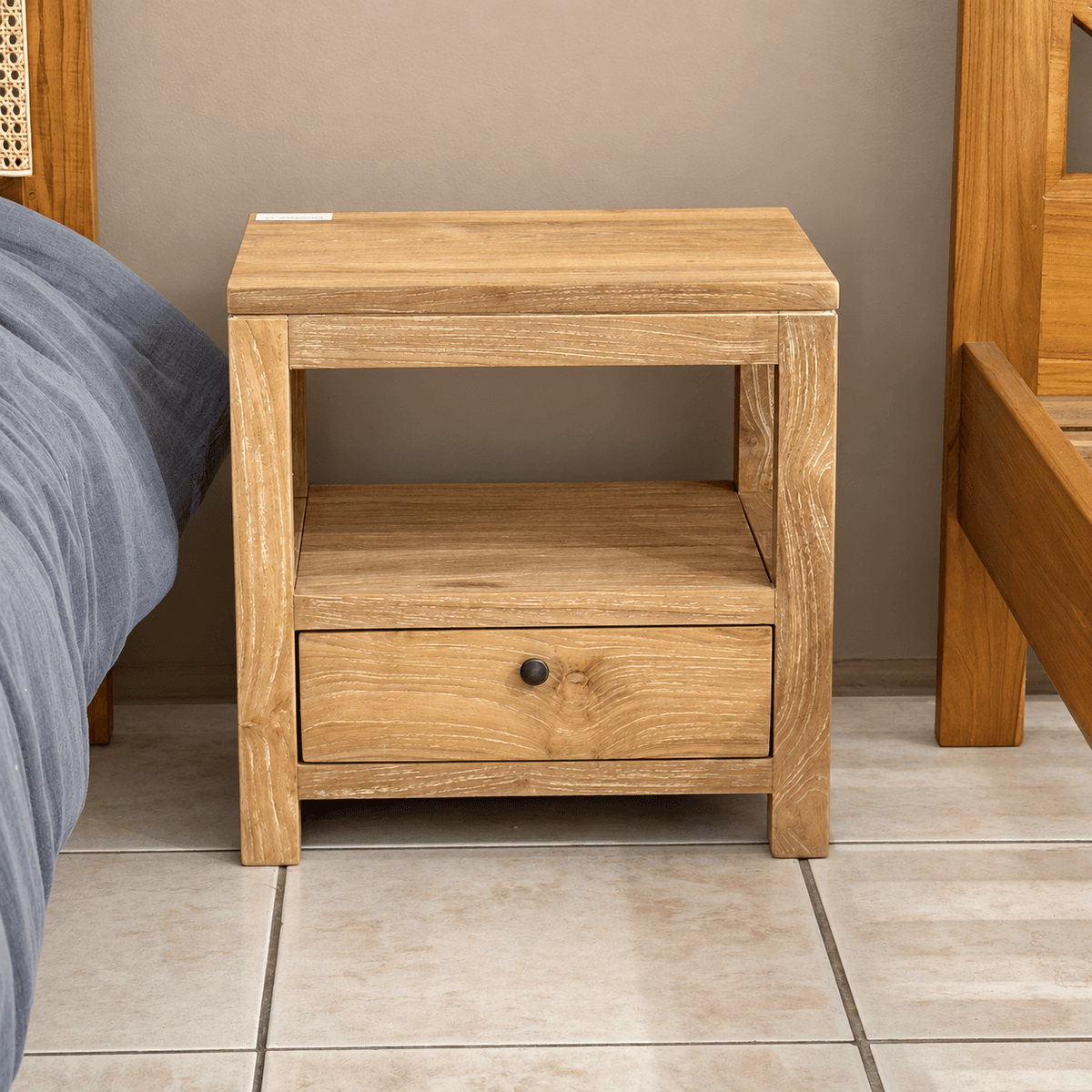 Table de nuit minimalis 1T - 50x40x50 cm
