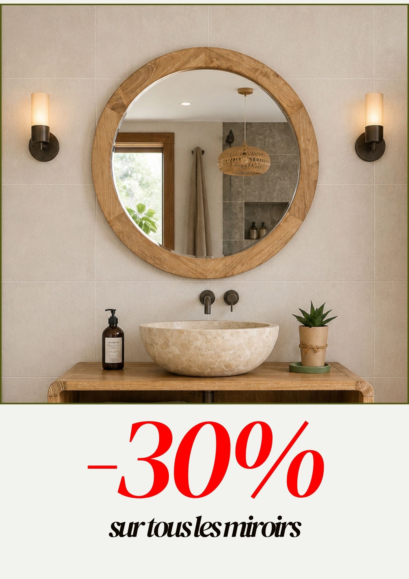-30% sur tous les miroirs