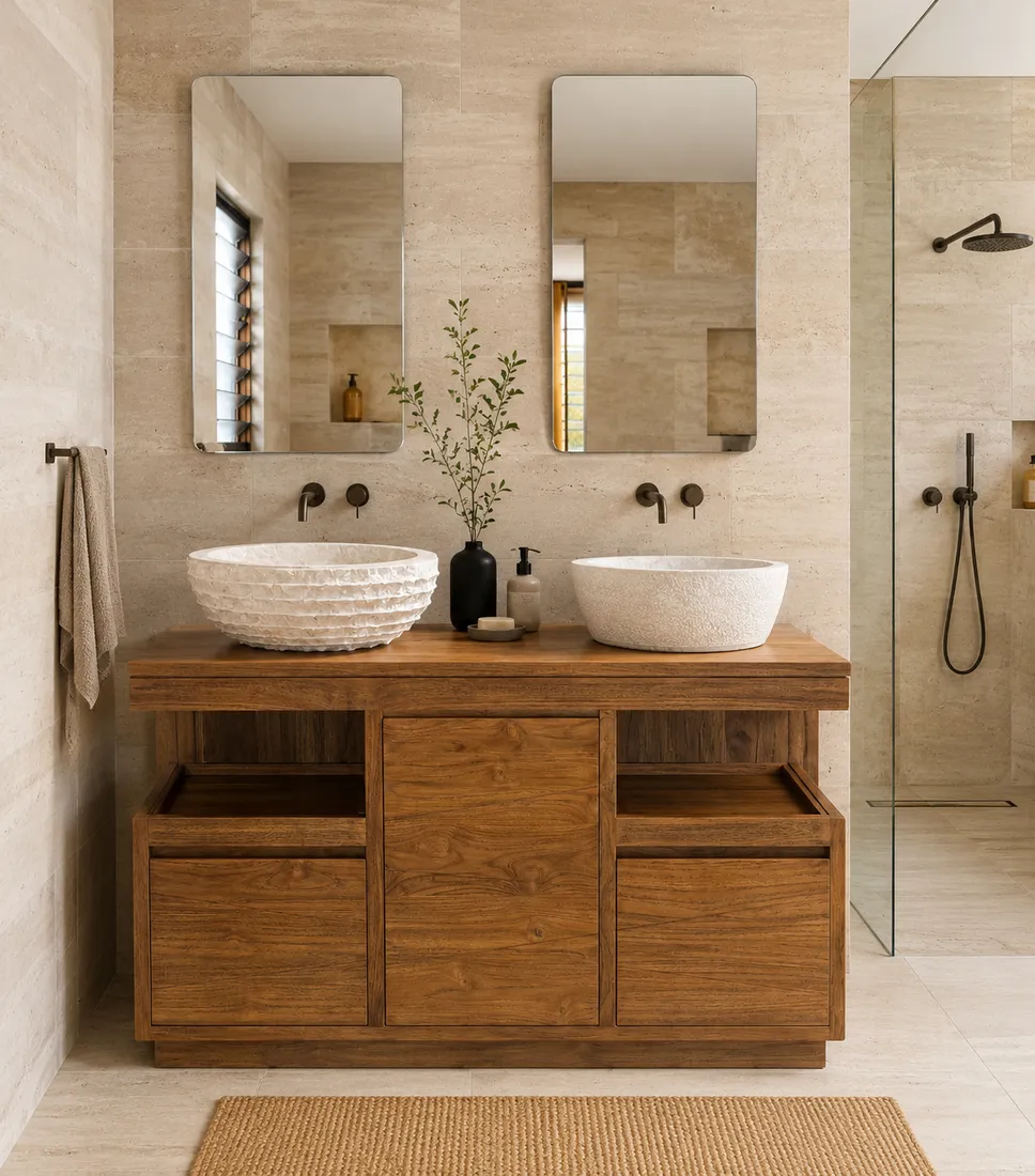 Meuble salle de bains Oasis en situation